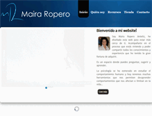 Tablet Screenshot of mairaropero.com